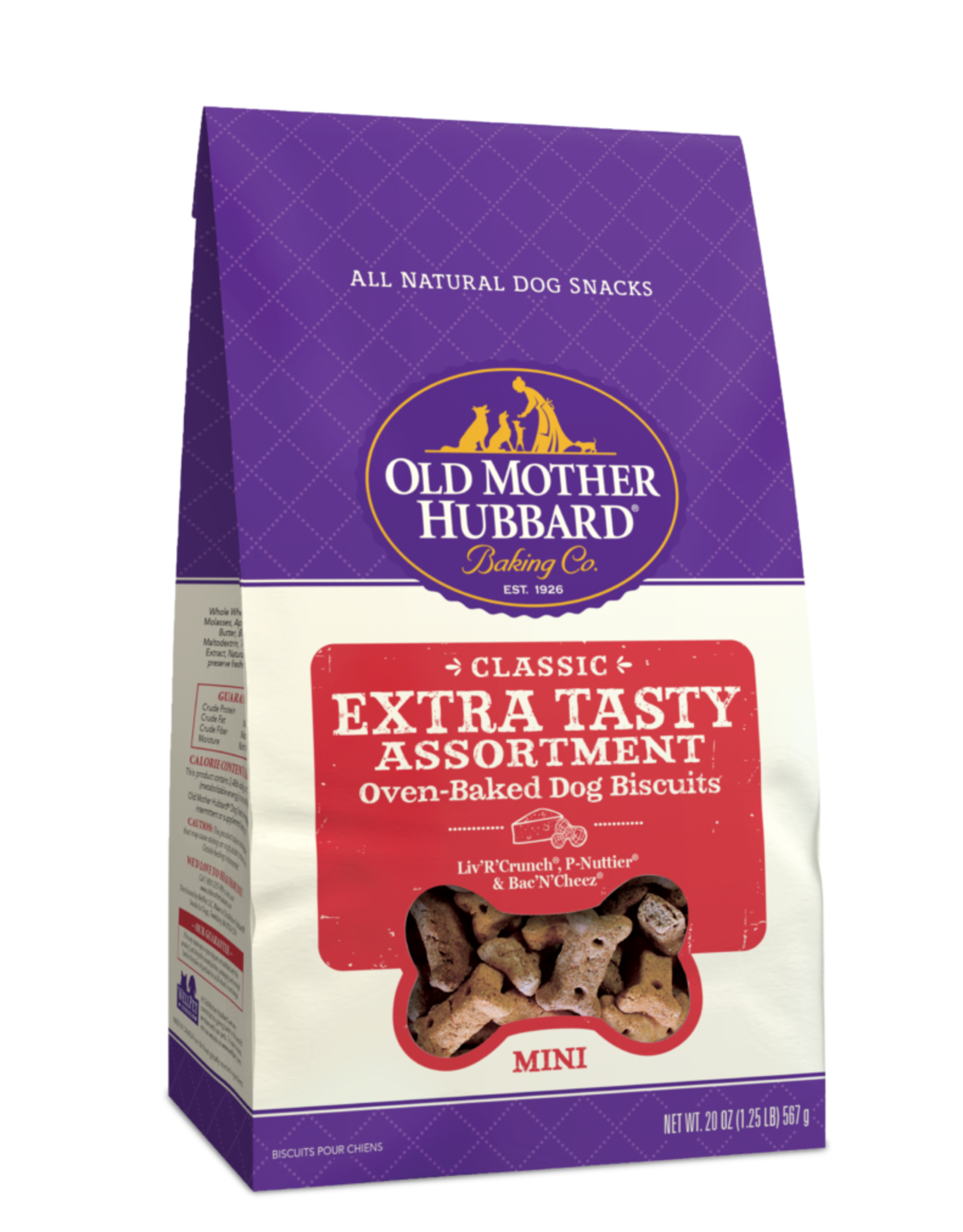Old Mother Hubbard OLD MOTHER HUBBARD BISC EXTRA TASTY ASSORTMENT MINI 20OZ