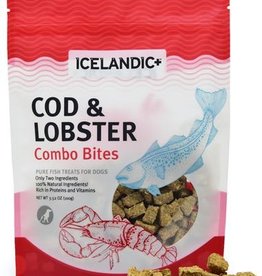 Icelandic+ Icelandic+ Cod & Lobster Combo Bites Dog Treats 3.0 oz