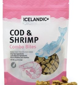 Icelandic+ Icelandic+ Cod & Shrimp Combo Bites Dog Treats 3.0 oz