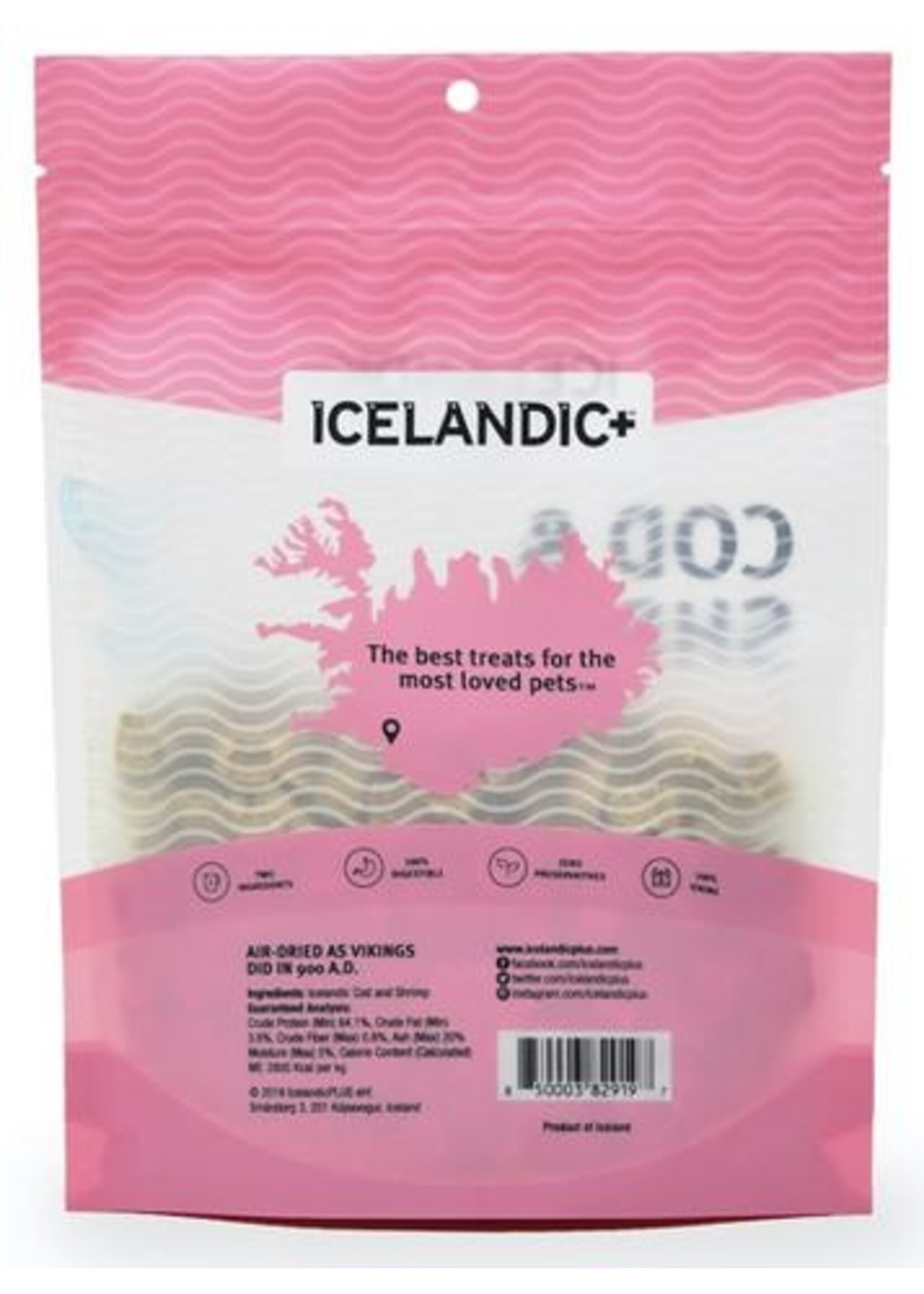 Icelandic+ Icelandic+ Cod & Shrimp Combo Bites Dog Treats 3.0 oz