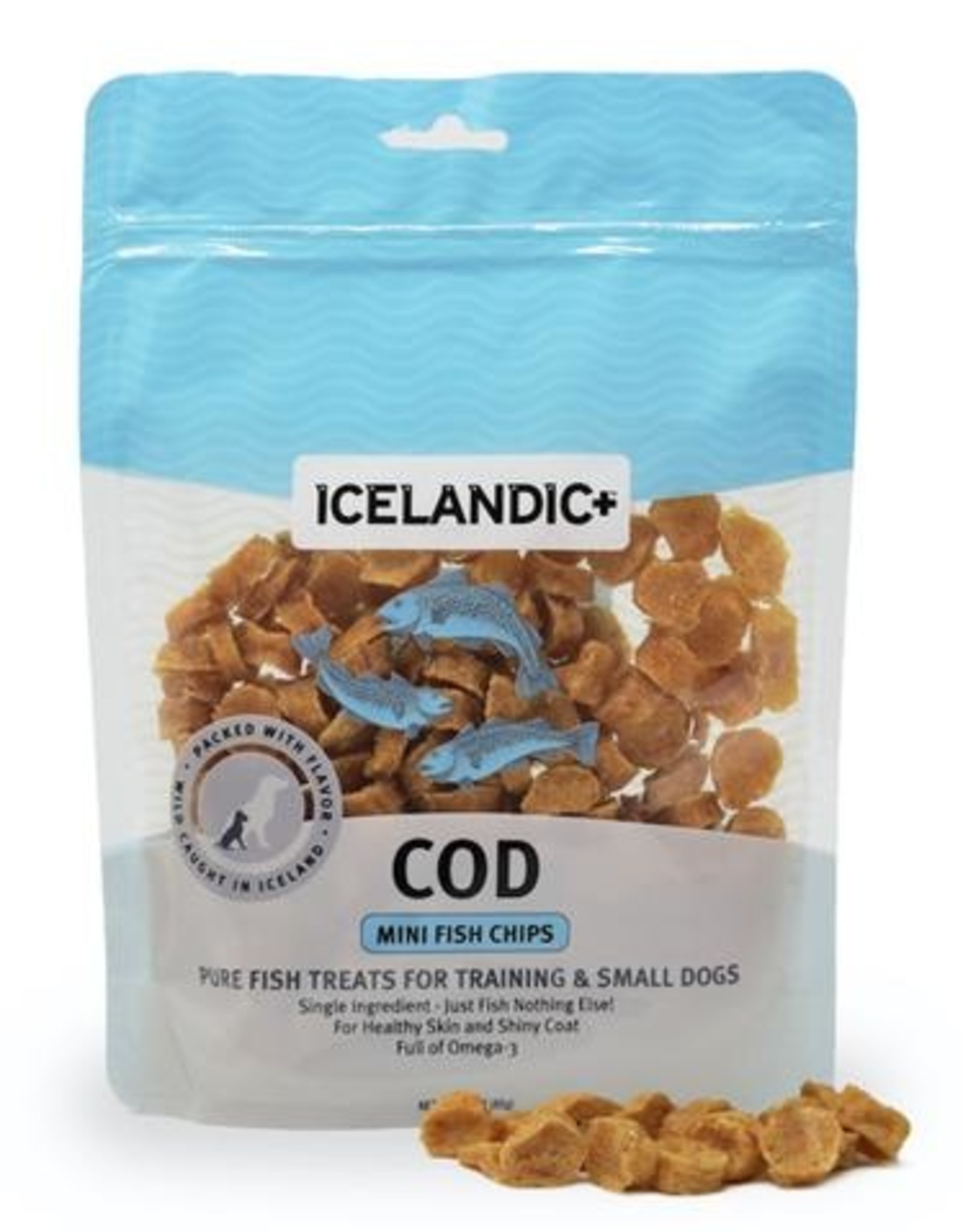 ICELANDIC PLUS ICELANDIC DOG COD CHIPS MINI 3OZ