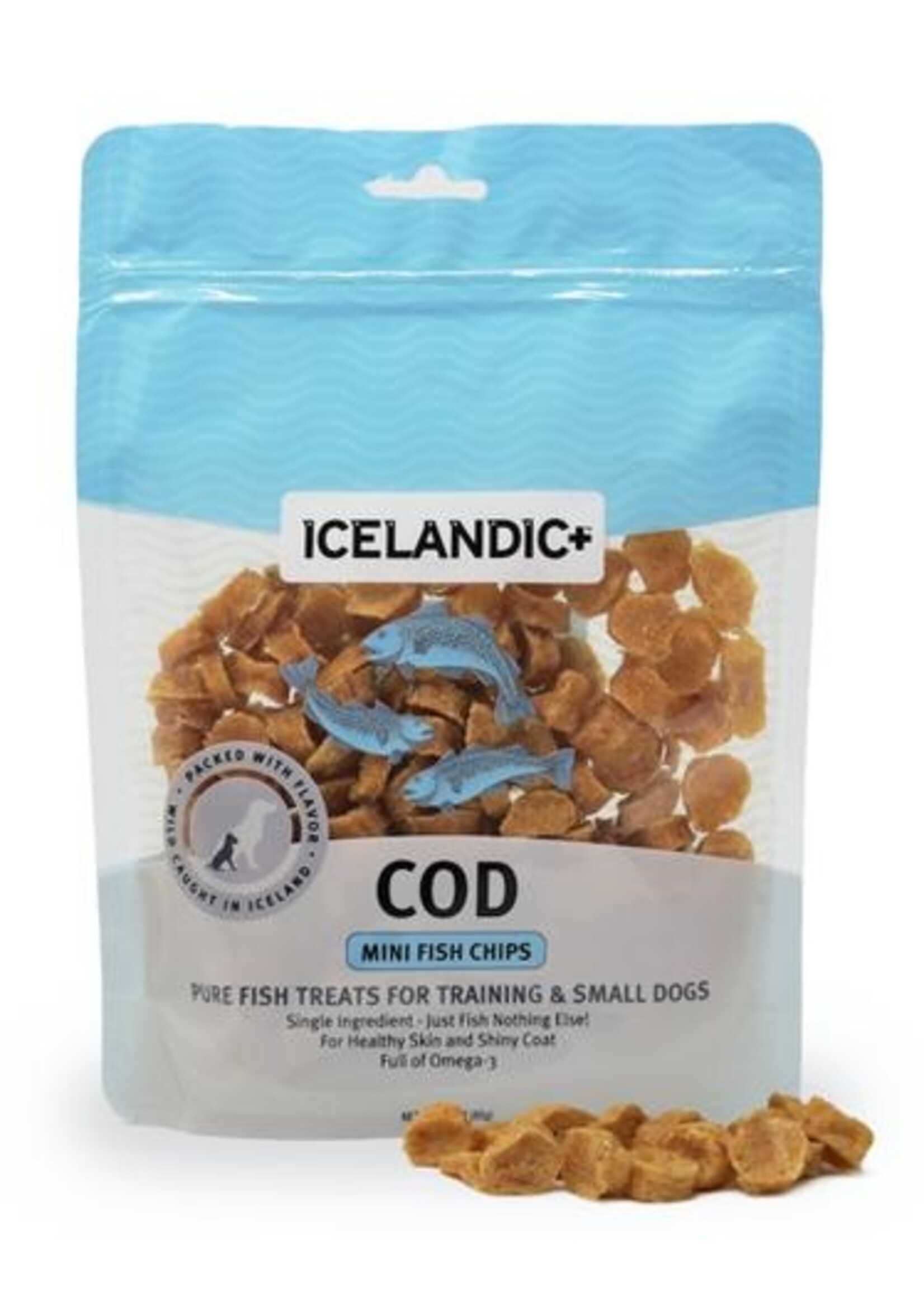 Icelandic+ Icelandic+ Mini Cod Fish Chips Training Dog Treats 2.5 oz