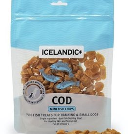 Icelandic+ Icelandic+ Mini Cod Fish Chips Training Dog Treats 2.5 oz