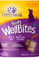 WELLPET LLC WELLNESS SOFT WELLBITES CHICKEN & VENISON 6OZ