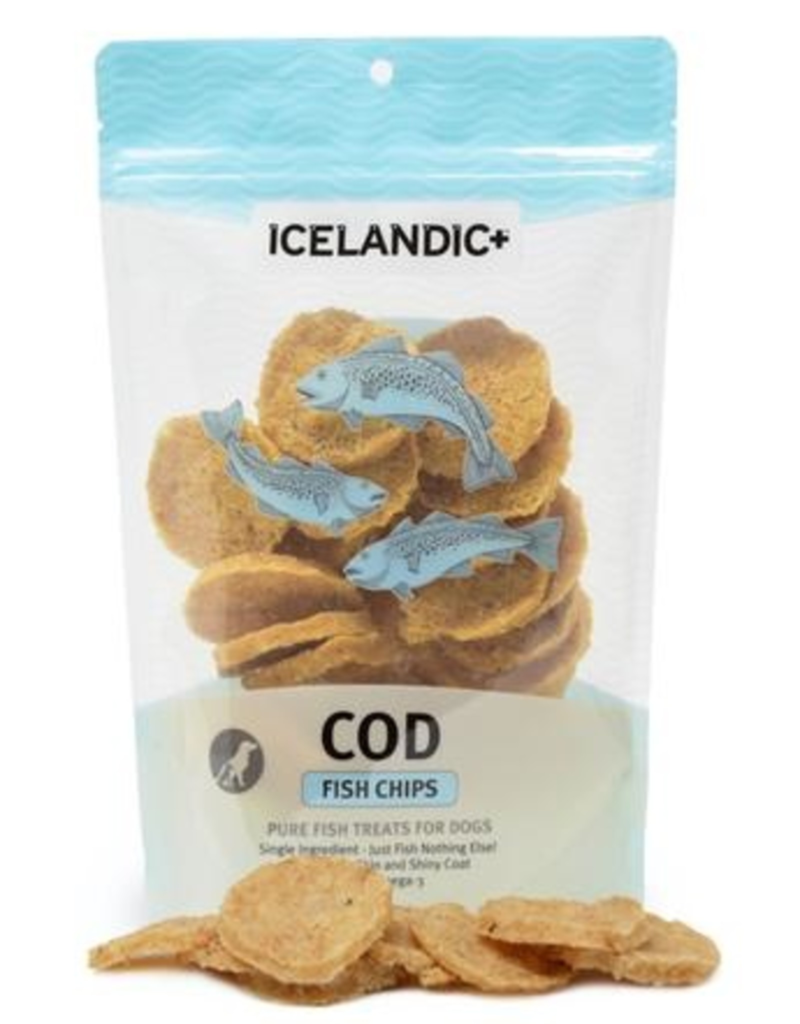 ICELANDIC PLUS ICELANDIC TREAT COD FISH CHIPS 2.5OZ