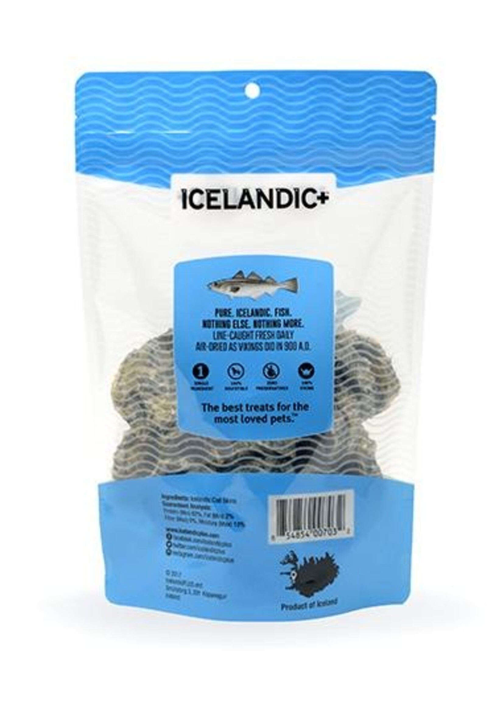 Icelandic+ Icelandic+ Cod Skin Rolls Dog Treats 3 oz