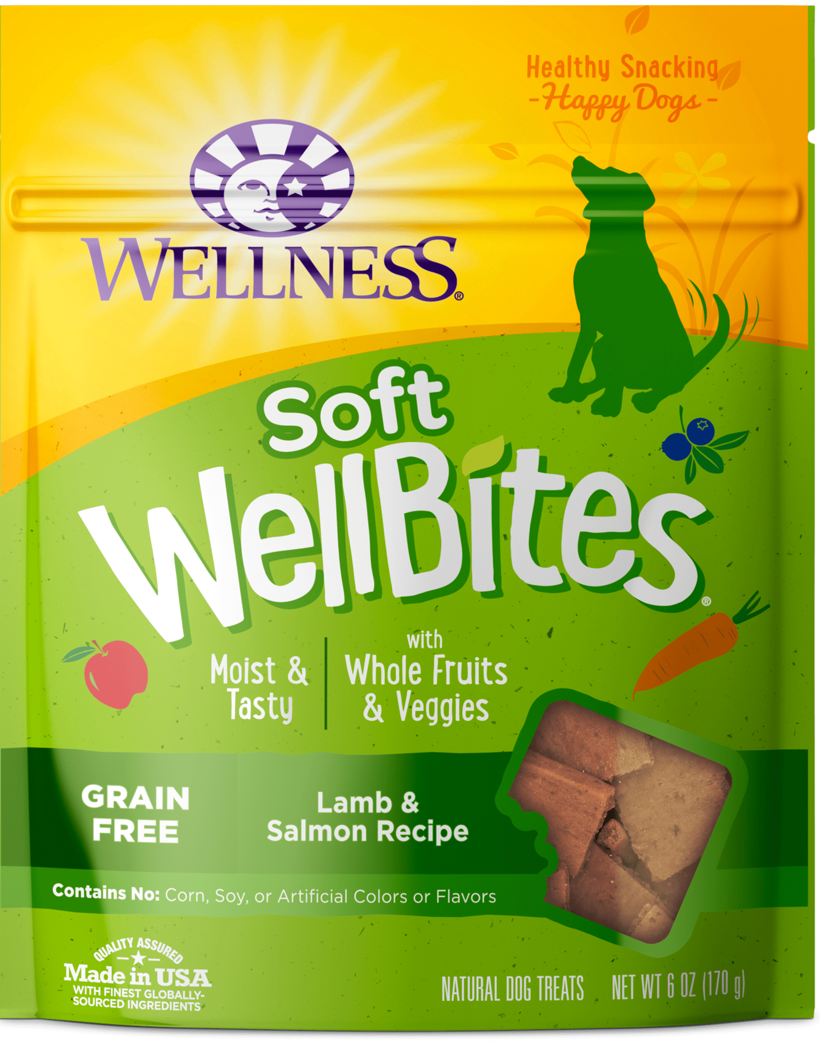 WELLPET LLC WELLNESS SOFT WELLBITES LAMB & SALMON 6OZ