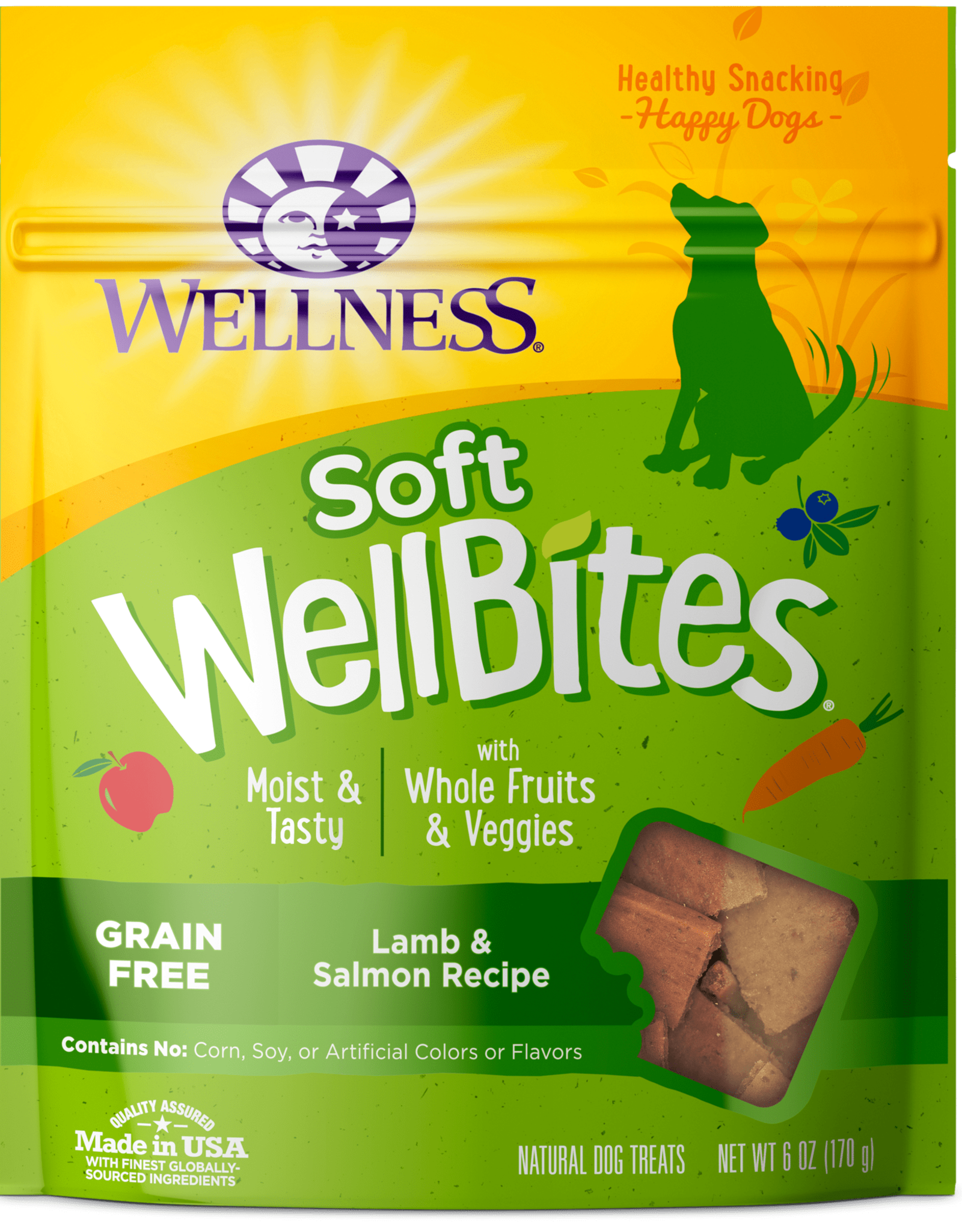 WELLPET LLC Wellness Wellbites Soft Dog Treats Lamb & Salmon 6 oz