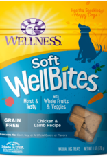 WELLPET LLC WELLNESS SOFT WELLBITES CHICKEN & LAMB 6OZ