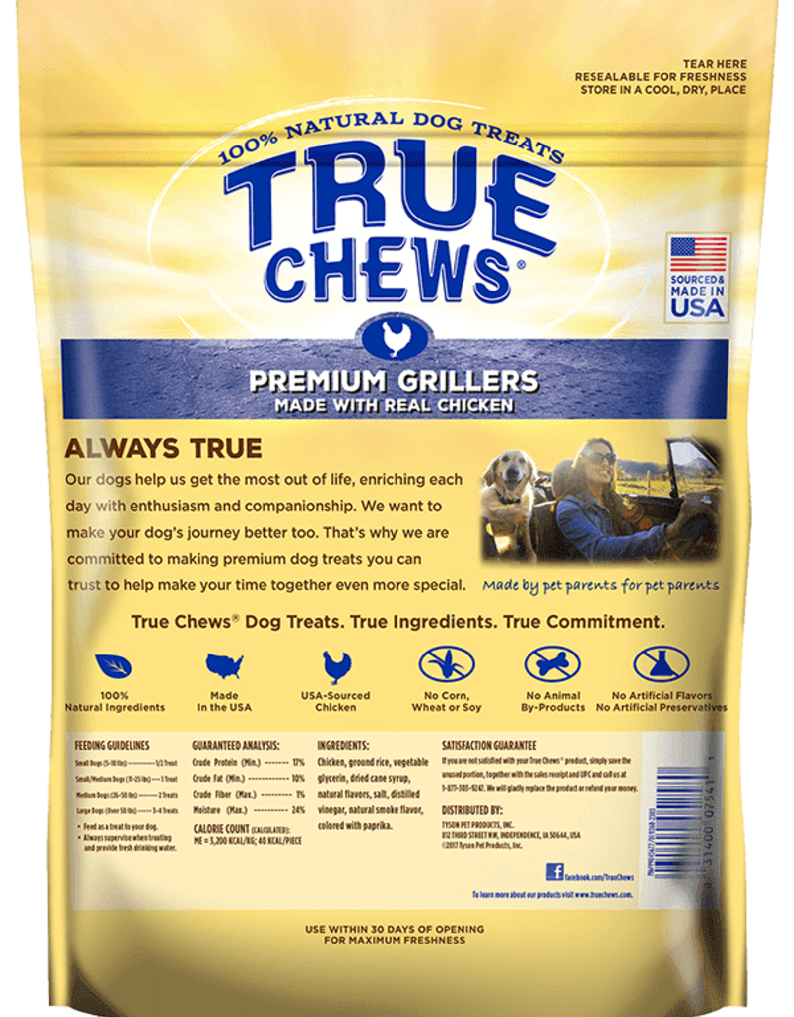 Blue Buffalo Blue Buffalo True Chews Premium Grillers Chicken Dog Treats 12 oz