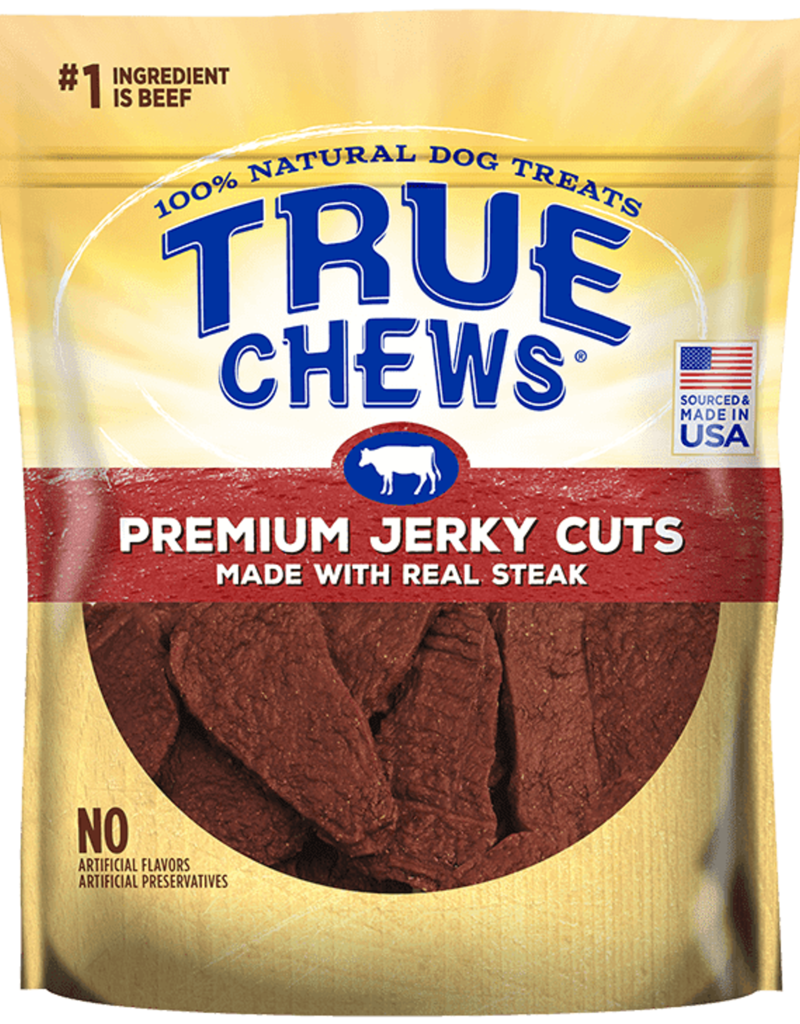 Blue Buffalo Blue Buffalo True Chews Premium Jerky Cuts Dog Treats Steak 10 oz