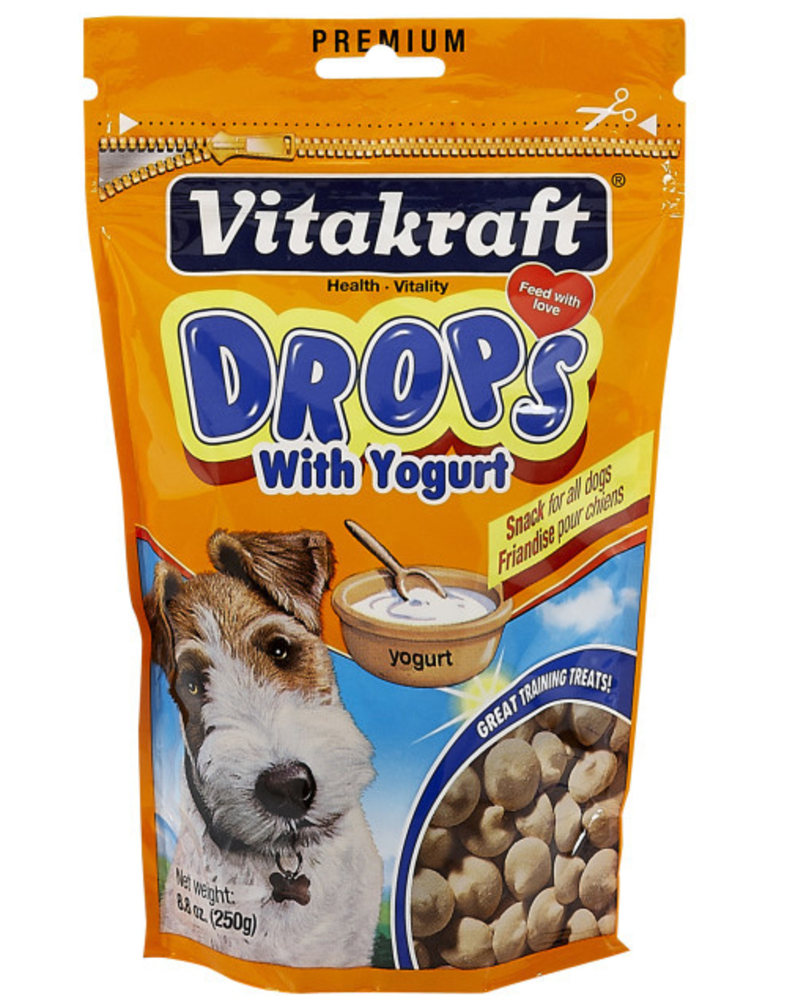 Vitakraft Sun Seed Vitakraft Yogurt Drops Dog Treats 8.8 oz