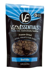 VITAL ESSENTIALS Vital Essentials Freeze Dried BEEF BITES Dog Treats 2.5 oz