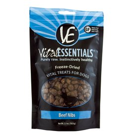 VITAL ESSENTIALS Vital Essentials Freeze Dried BEEF BITES Dog Treats 2.5 oz