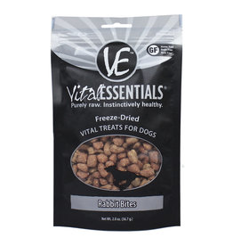 VITAL ESSENTIALS VITAL ESSENTIALS DOG FREEZE-DRIED TREAT BITES RABBIT 2OZ