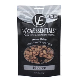 VITAL ESSENTIALS VITAL ESSENTIALS FREEZE DRIED TREAT RABBIT BITES 2OZ