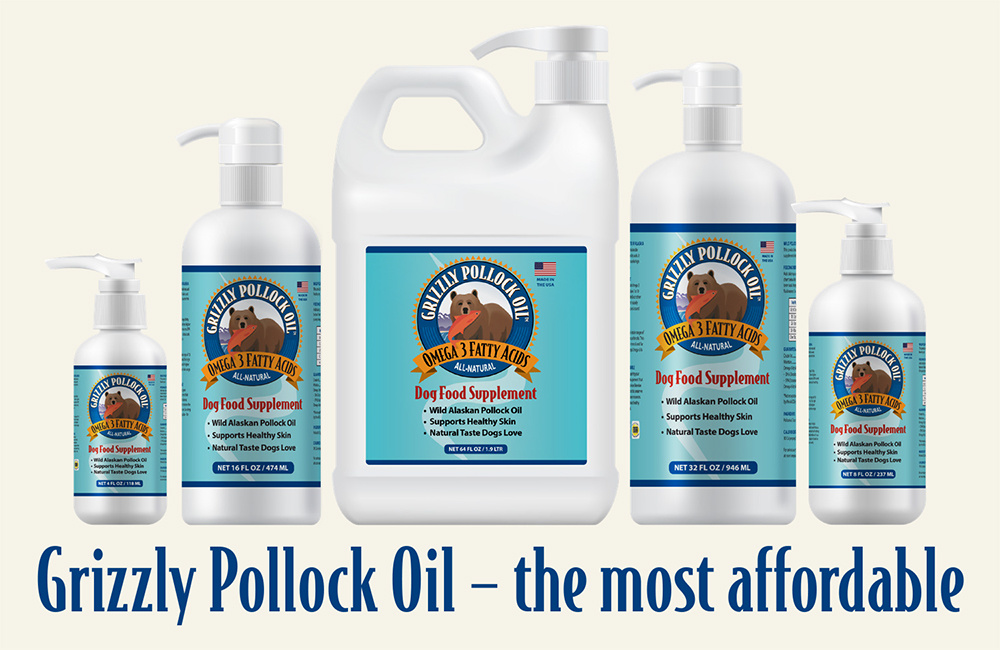 Grizzly pollock best sale oil for dogs