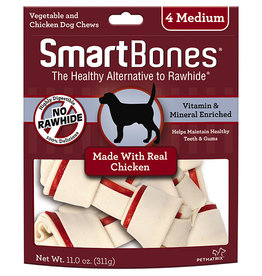 SmartBones SMARTBONES CHICKEN  MEDIUM 4 PACK