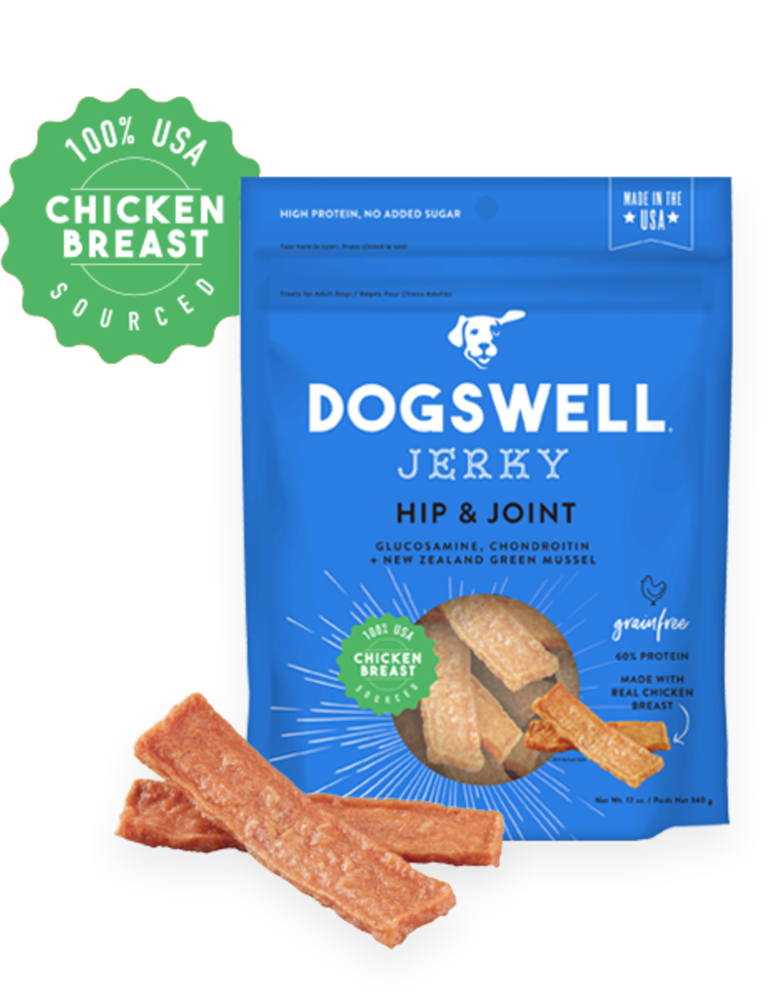Dogswell Dogswell Hip & Joint Chicken Jerky 24OZ