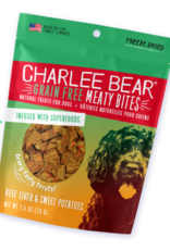 CHARLEE BEAR CHARLEE BEAR TREATS MEATY BITES BEEF LIVER & SWEET POTATOES 2.5OZ