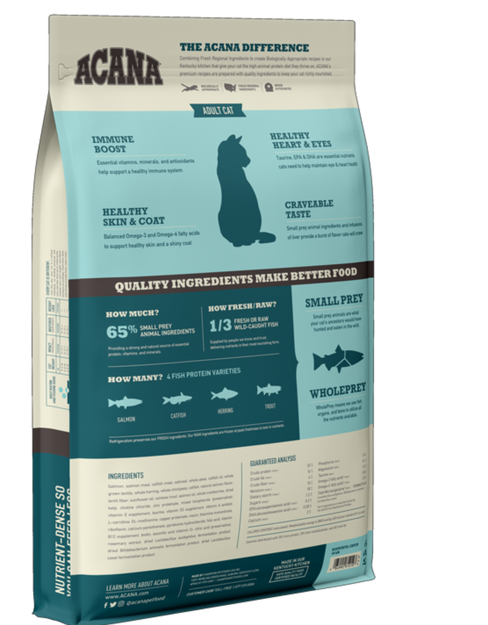 CHAMPION PET FOOD ACANA CAT BOUNTIFUL CATCH 4LBS