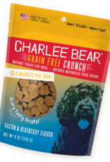 CHARLEE BEAR CHARLEE BEAR CRUNCH GRAIN FREE TREAT BACON & BLUEBERRY 8OZ