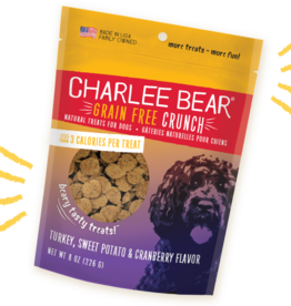 Charlee Bear Charlee Bear Crunch Grain-Free Turkey with Sweet Potato & Cranberry Dog Treats - 8 oz.