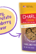 Charlee Bear Charlee Bear Crunch Grain-Free Turkey with Sweet Potato & Cranberry Dog Treats - 8 oz.