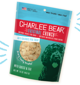CHARLEE BEAR CHARLEE BEAR DOG TREATS CHEESE & EGG 6OZ