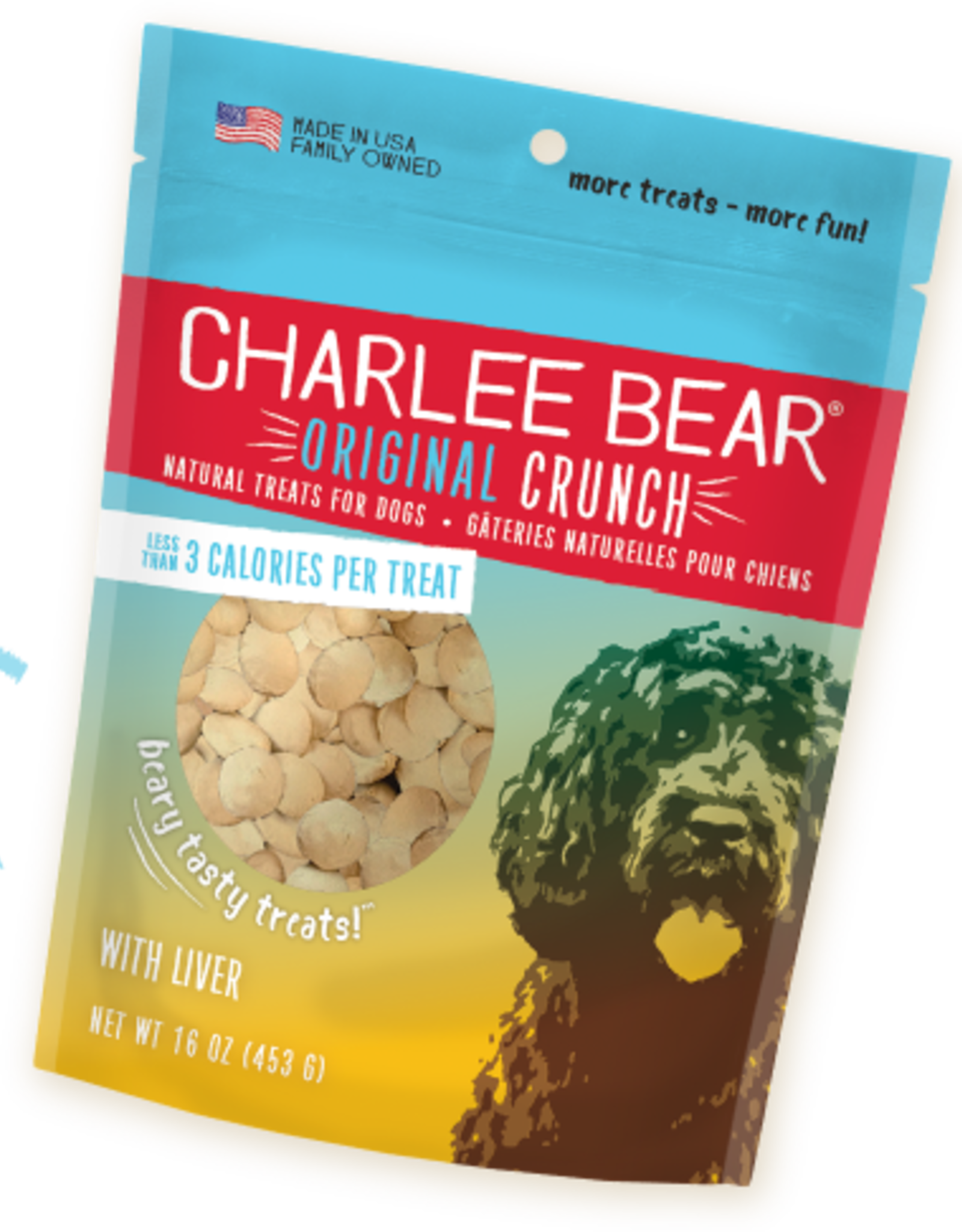 CHARLEE BEAR CHARLEE BEAR TREATS ORIGINAL LIVER 16OZ