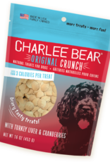 CHARLEE BEAR CHARLEE BEAR DOG TREATS TURKEY LIVER W/CRANBERRY 16OZ