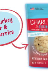 CHARLEE BEAR CHARLEE BEAR DOG TREATS TURKEY LIVER W/CRANBERRY 16OZ