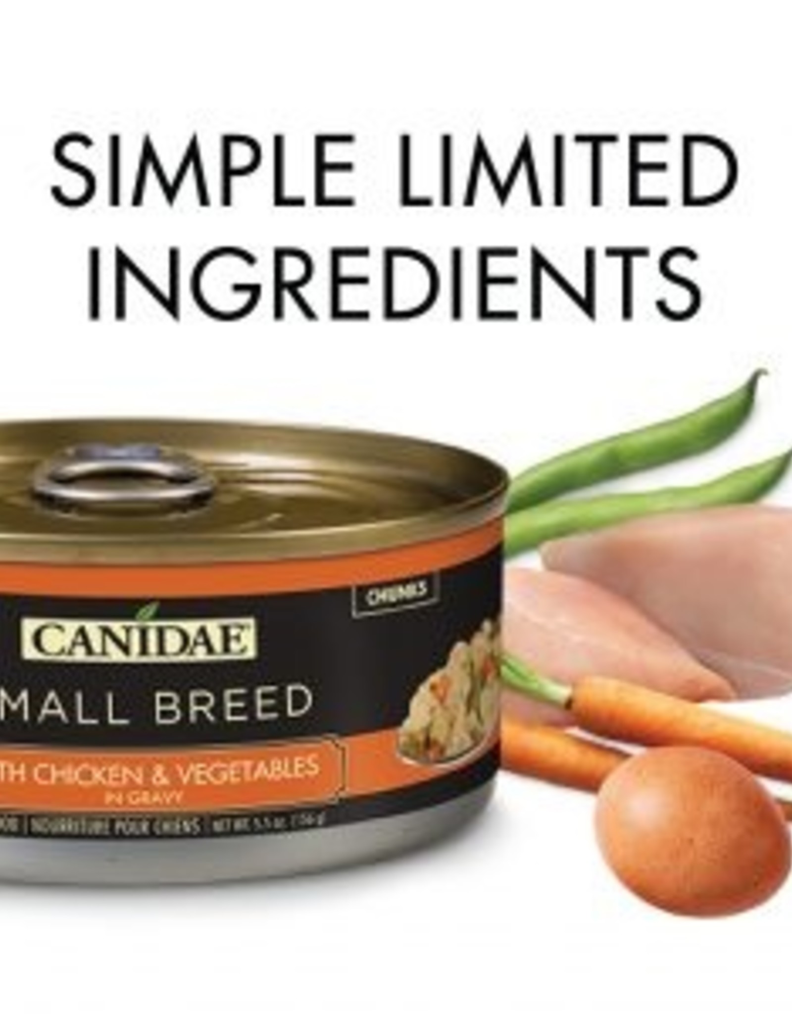 CANIDAE PET FOODS CANIDAE CAN DOG SMALL BREED CHICKEN, VEGETABLES IN GRAVY 5.5OZ CASE OF 24