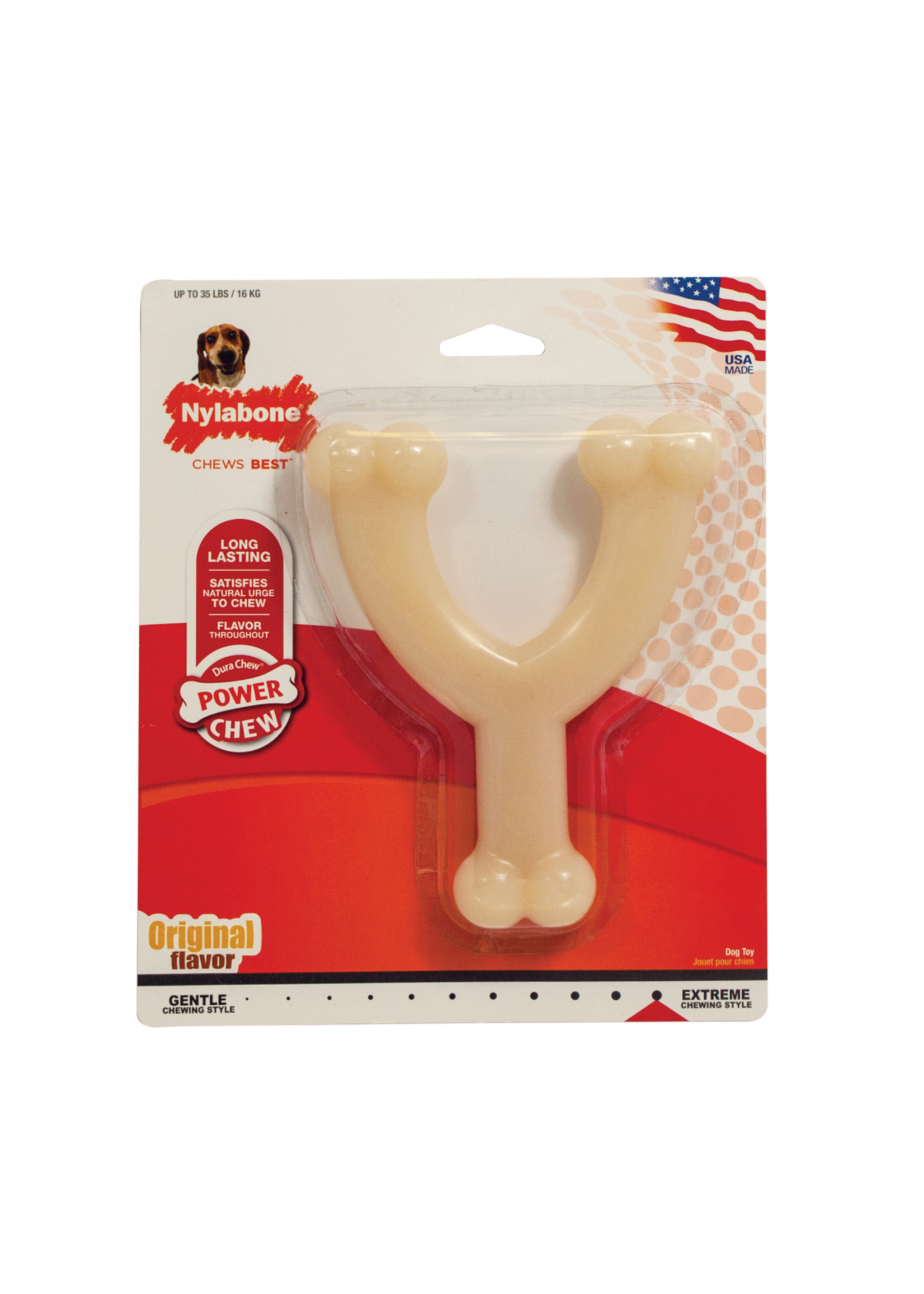 Nylabone Nylabone Power Chew Wishbone Dog Toy - Small