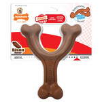 Nylabone Nylabone Power Chew Hold & Chew Wishbone Dog Toy Bacon - Large