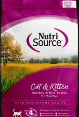 NUTRISOURCE NUTRISOURCE CAT & KITTEN CHICKEN & RICE 6.6LBS