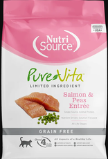 NUTRISOURCE NUTRISOURCE PURE VITA CAT SALMON & PEAS 6.6LBS