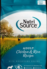 NUTRISOURCE NUTRISOURCE DOG ADULT CHICKEN & RICE 30LBS