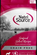 NUTRISOURCE NUTRISOURCE DOG GRAIN FREE SEAFOOD SELECT 30LBS