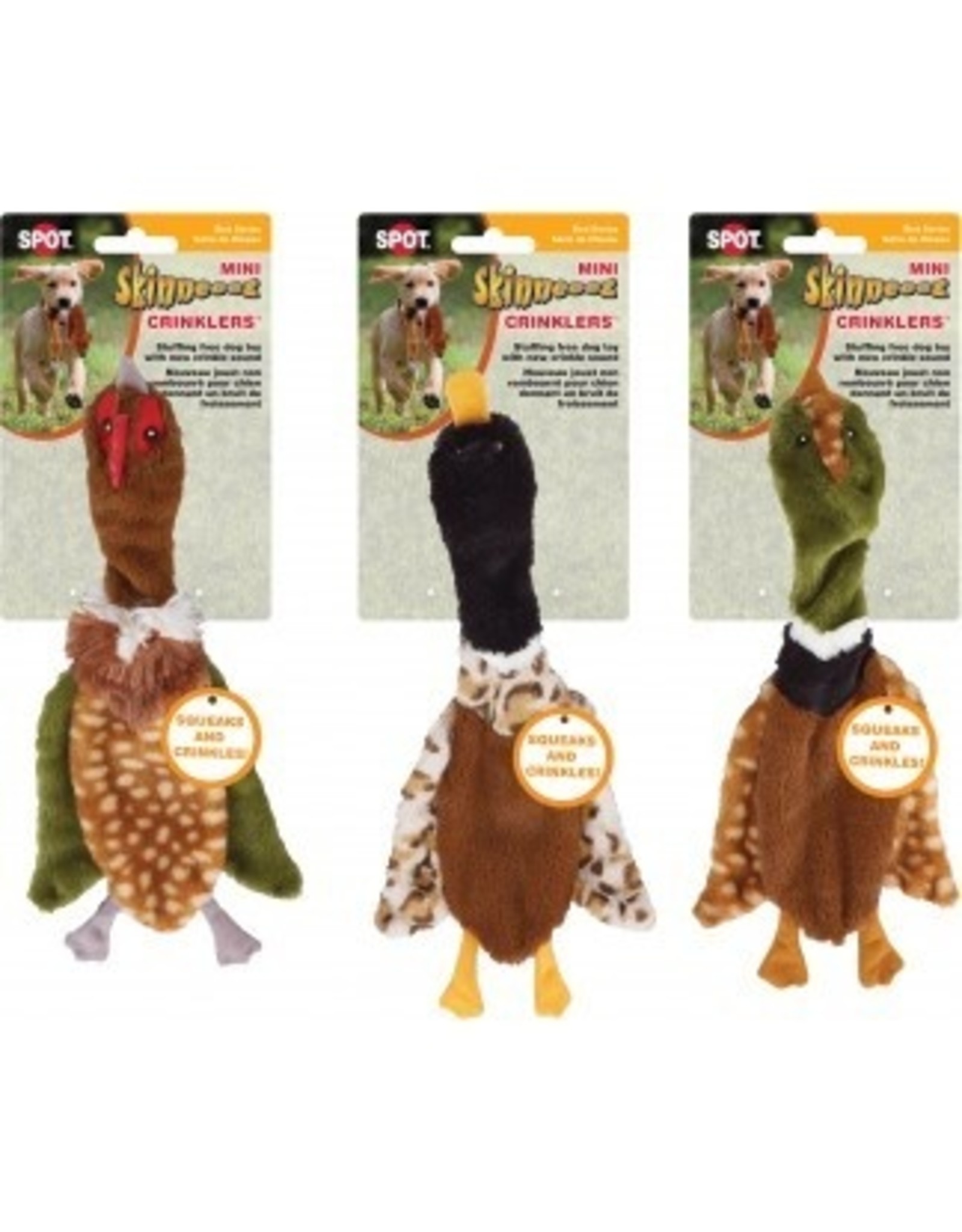 Ethical Pet SKINNEEEZ CRINKLER BIRD ASSORTED 23"
