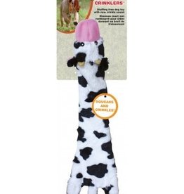 Ethical Pet SKINNEEEZ CRINKLER COW 14"