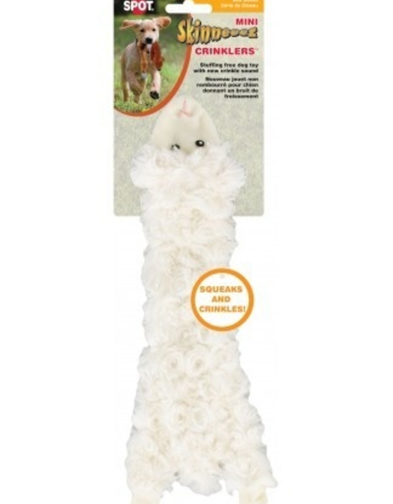 Ethical Pet SKINNEEEZ CRINKLER LAMB 14"