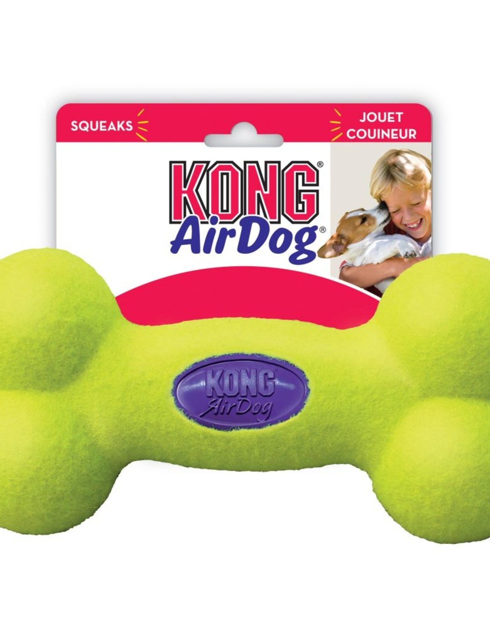 KONG KONG AIRDOG SQUEAKER BONE LG