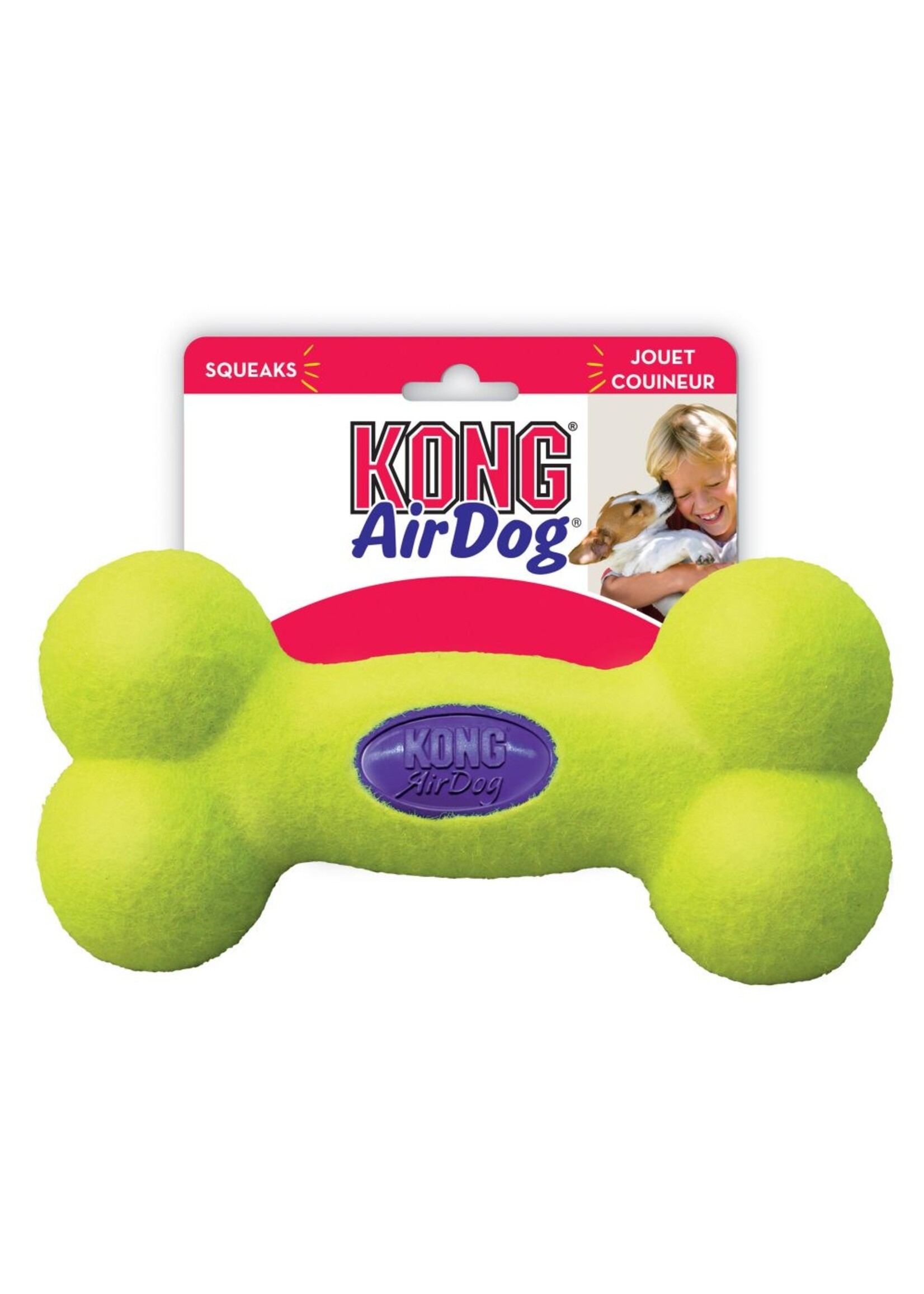 KONG KONG AIRDOG SQUEAKER BONE LG