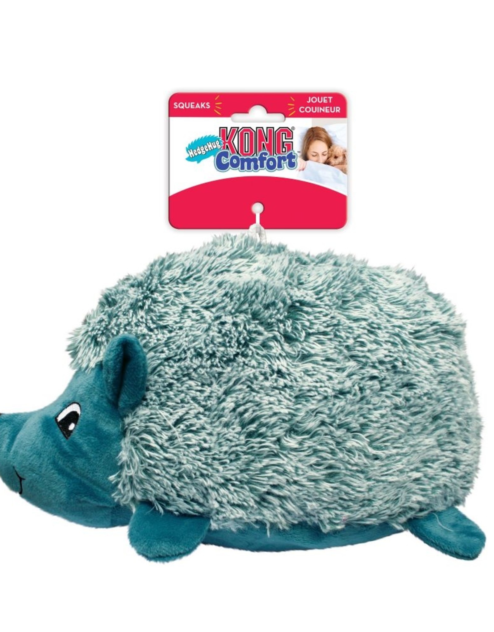 KONG KONG Comfort HedgeHug Dog Toy Hedgehog Assorted