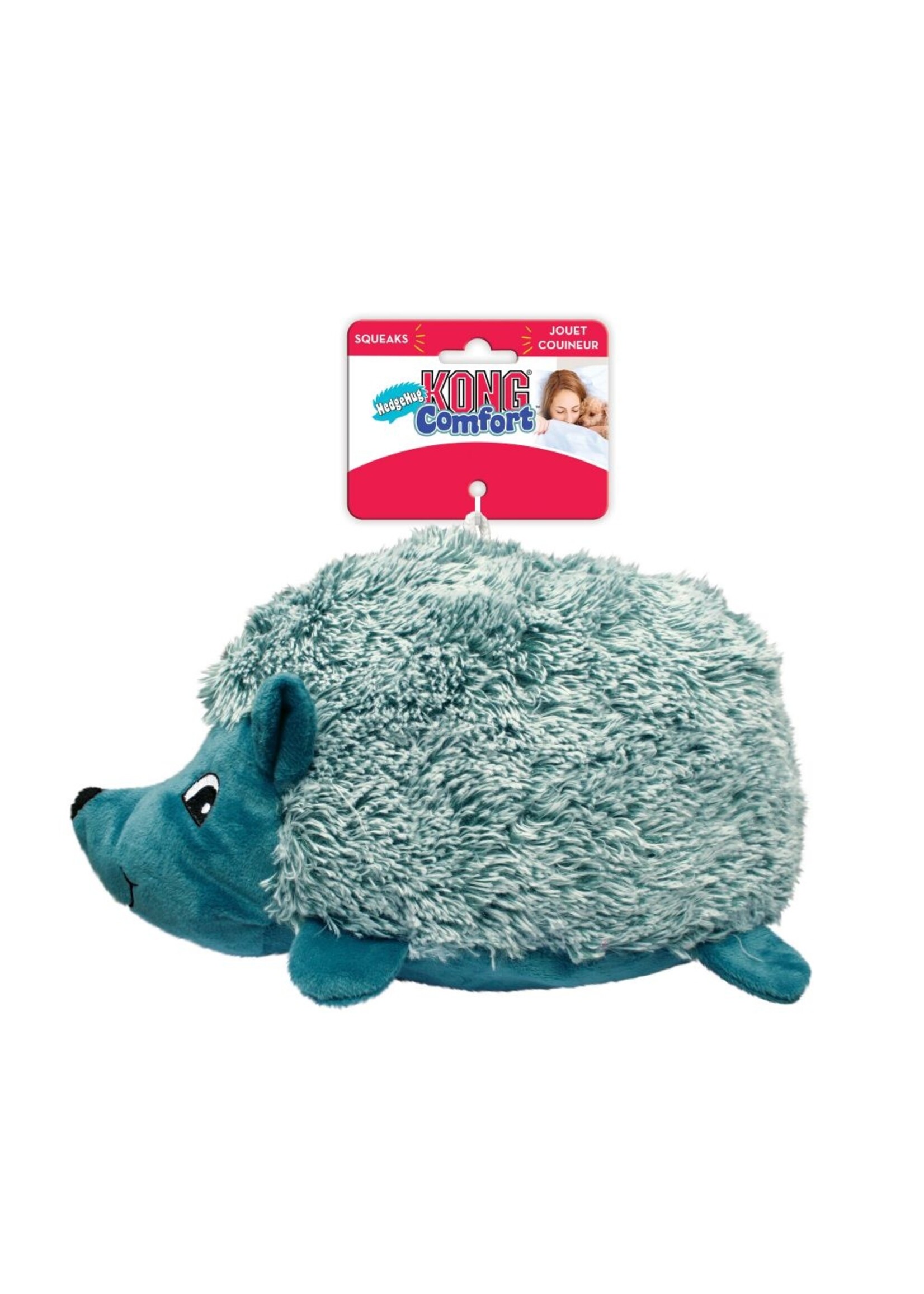 KONG KONG Comfort HedgeHug Dog Toy Hedgehog Assorted