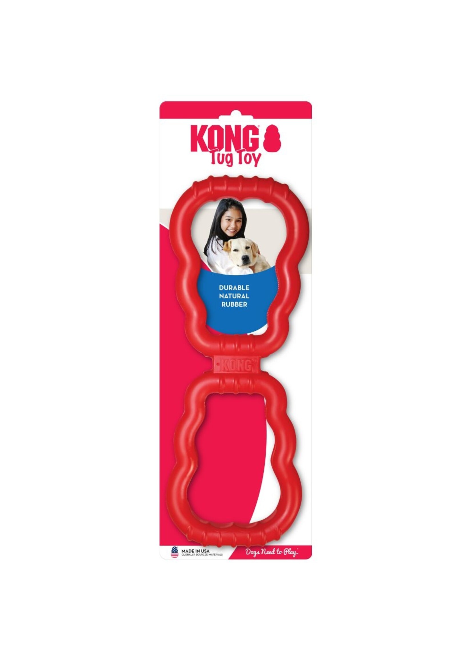 KONG KONG Tug Dog Toy - Tug Dog Toy