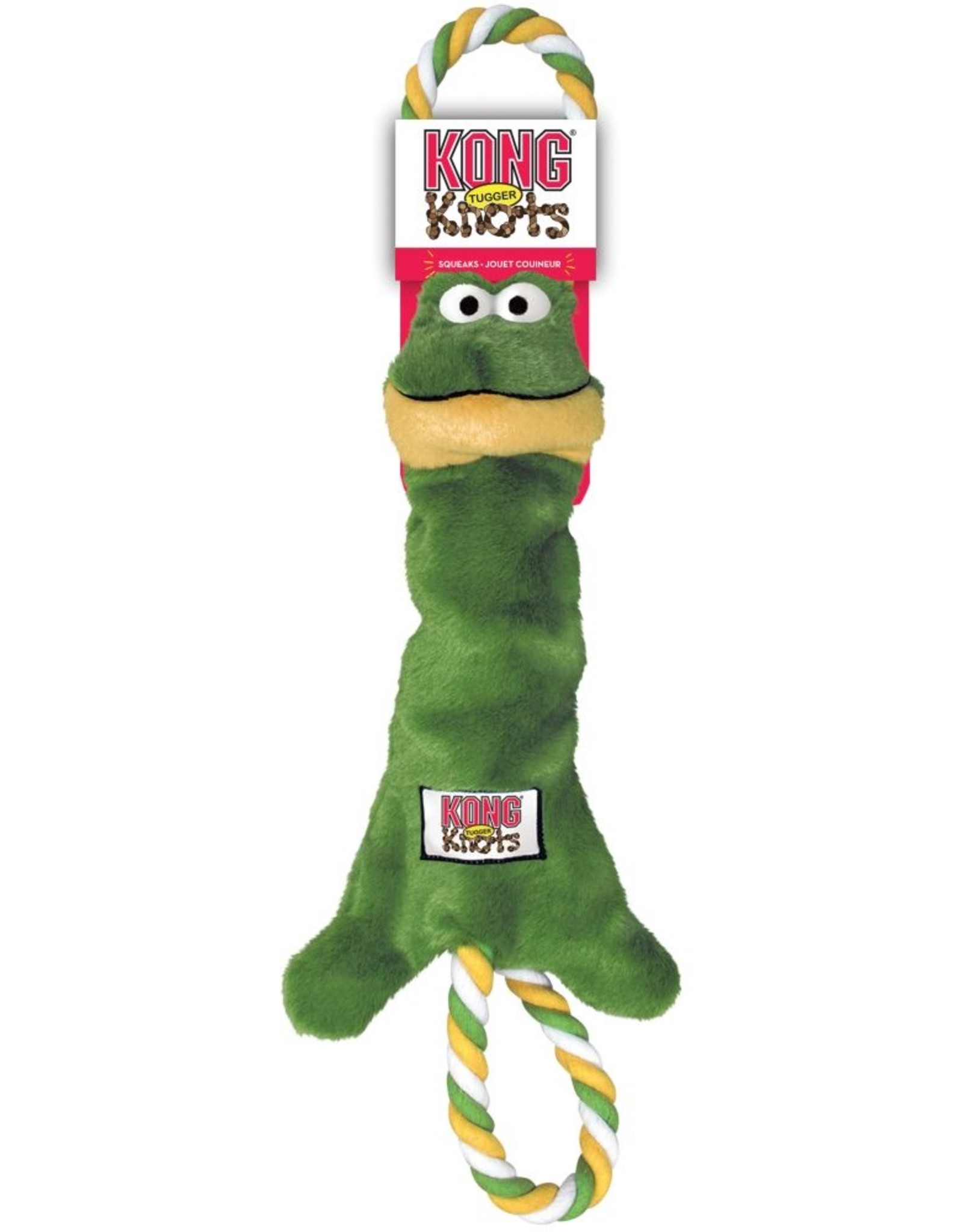 KONG KONG Tugger Knots Frog Dog Toy - Medium/Large