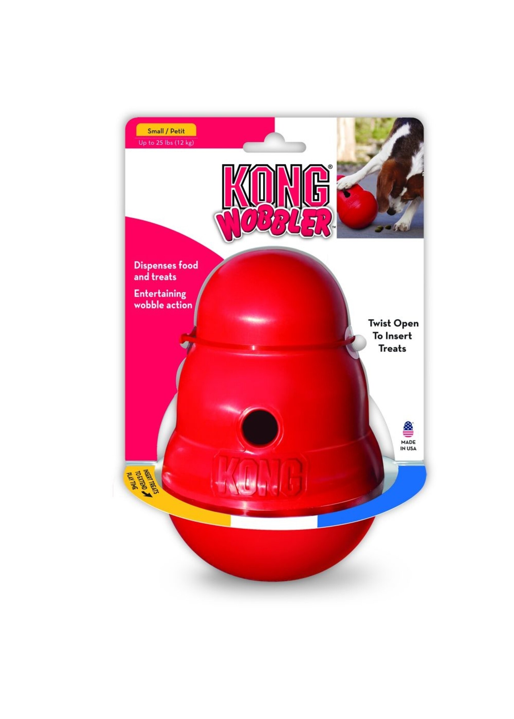 KONG KONG Wobbler Treat Ball Dog Toy - Large