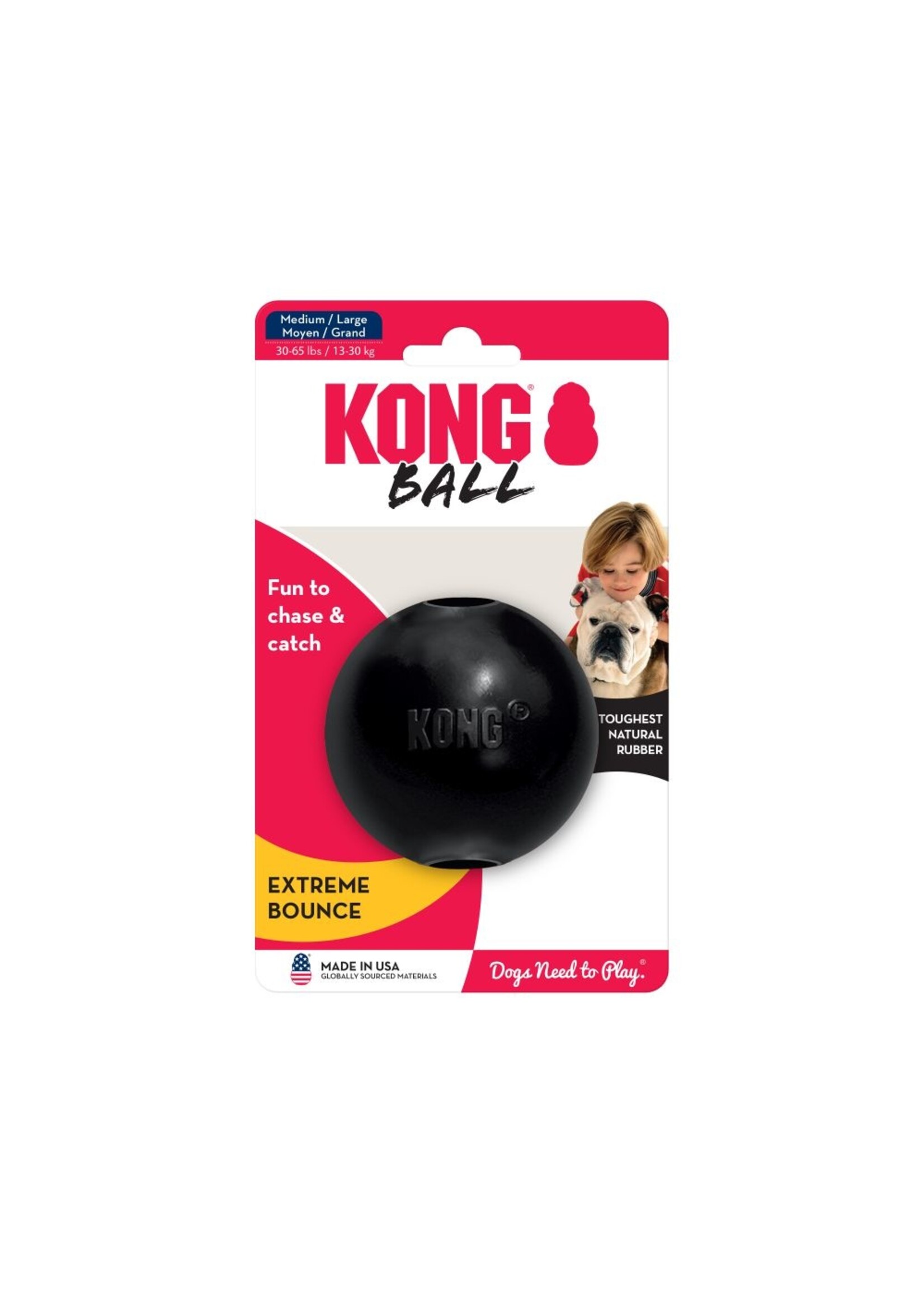 KONG KONG Extreme Ball Dog Toy - Medium/Large